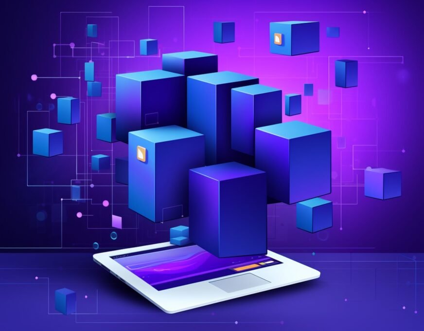 blue-purple-computer-screen-with-blue-background